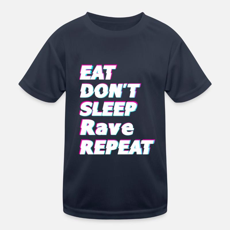 Raver Geschenkidee Kinder Funktions-T-Shirt