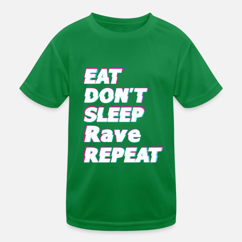 Raver Geschenkidee Kinder Funktions-T-Shirt