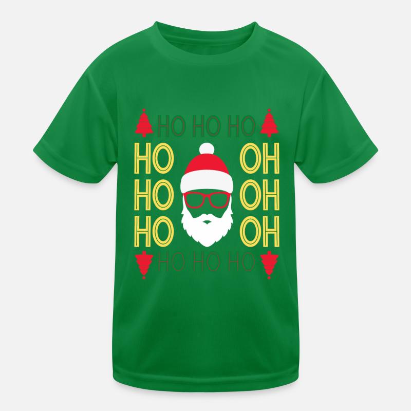 HoHoHo Rasta Père Noël T-shirt sport Enfant