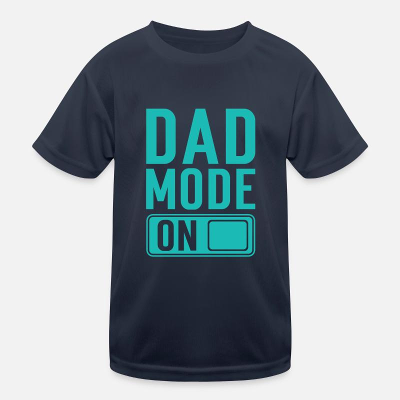 Papa werdender Vater Geschenk Spruch Kinder Funktions-T-Shirt
