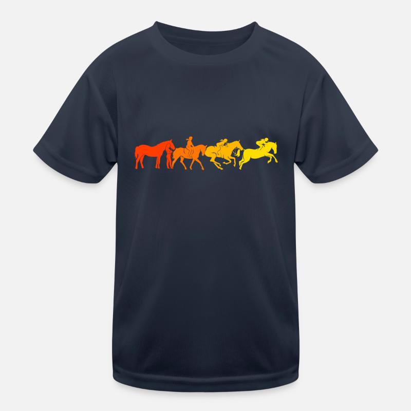 Riding Instructor Riding Horses Riders Kids Functional T-Shirt