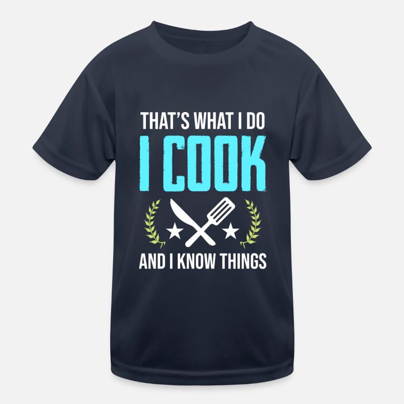 kochen koch Kinder Funktions-T-Shirt