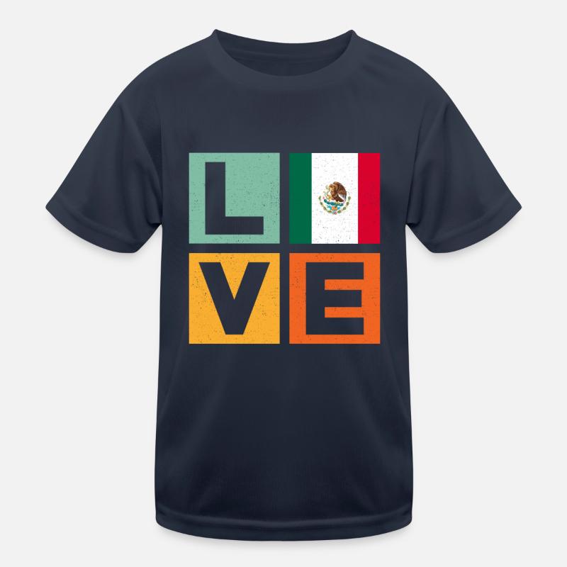 Mexique Amour T-shirt sport Enfant