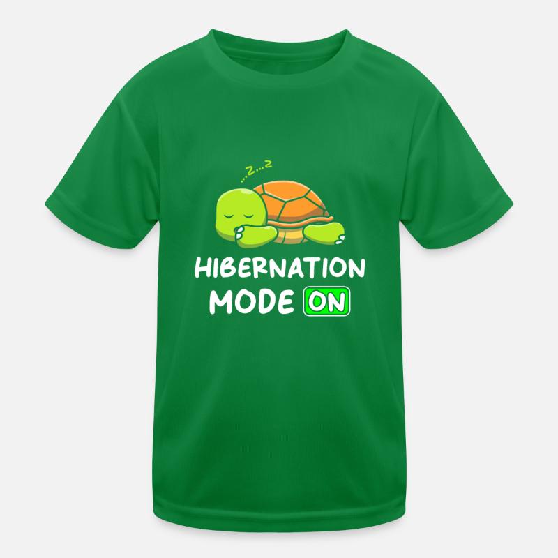 Mode hibernation An avec Turtle T-shirt sport Enfant