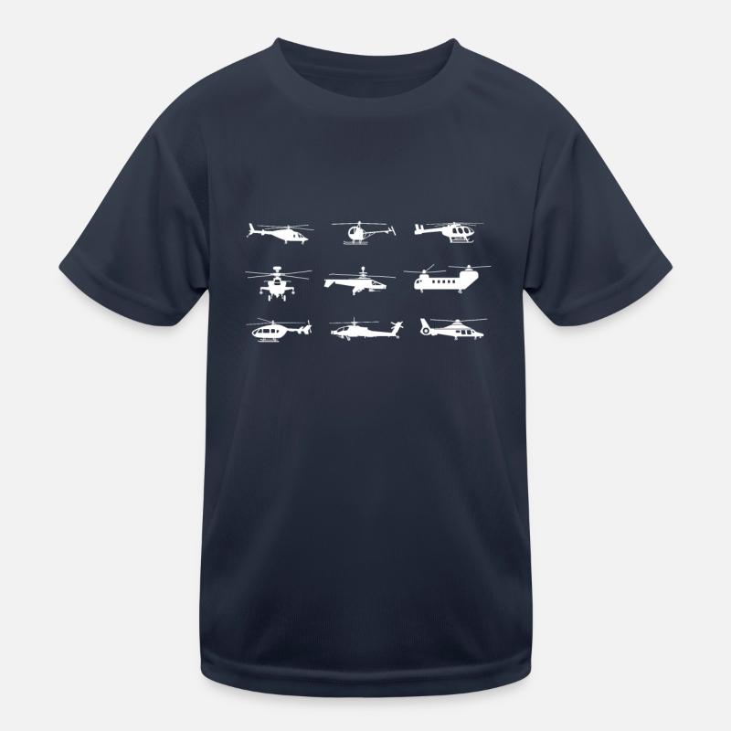 Hubschrauber Helikopter Modelle Kinder Funktions-T-Shirt
