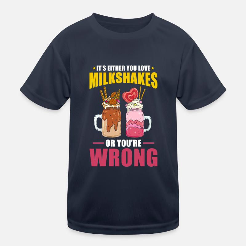 Milchshake Kinder Funktions-T-Shirt