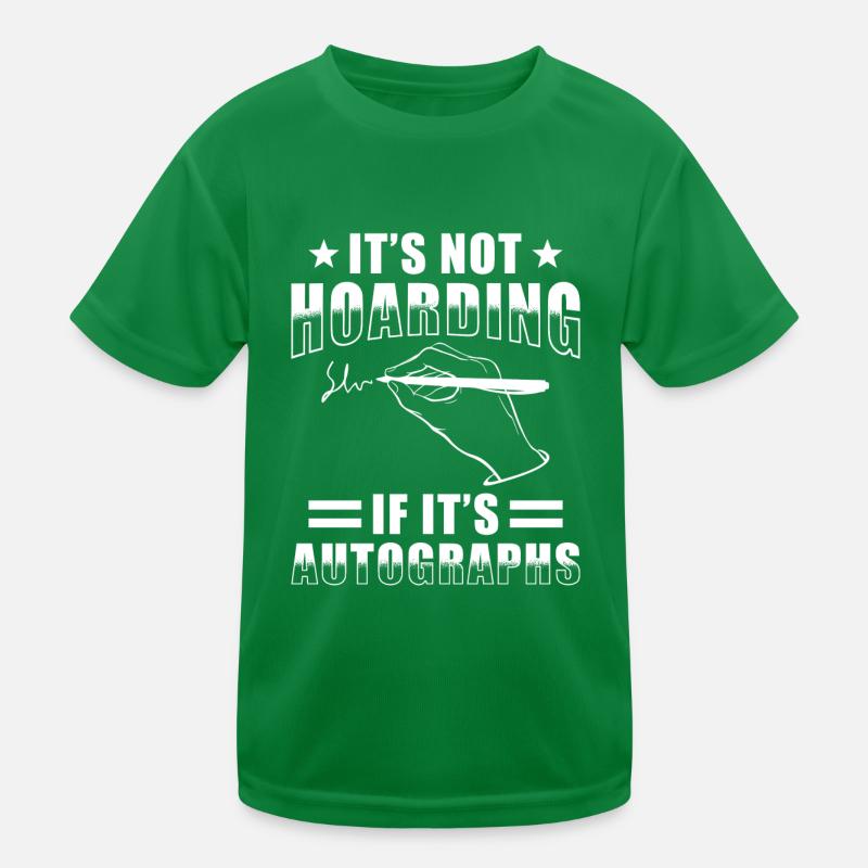 Autogrammjäger Kinder Funktions-T-Shirt