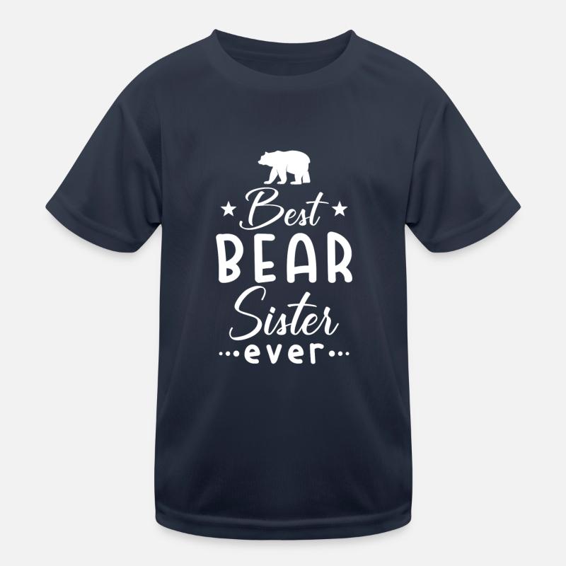 Schwester Bären Schwester Kinder Funktions-T-Shirt