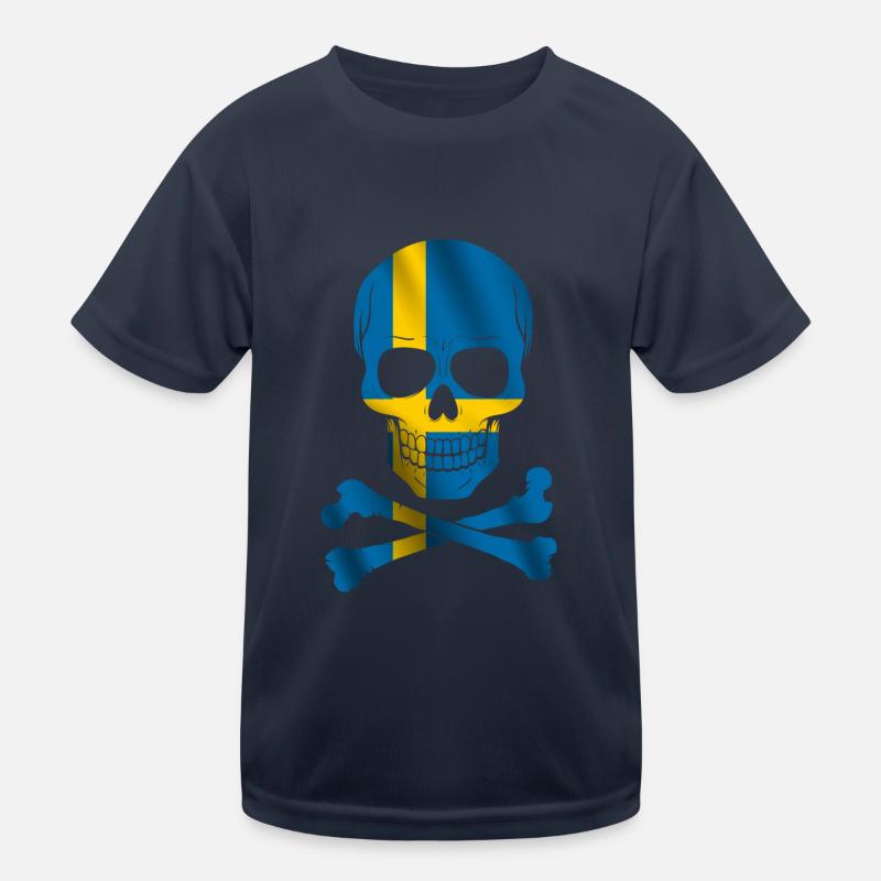 Drapeau de la Suède T-shirt sport Enfant