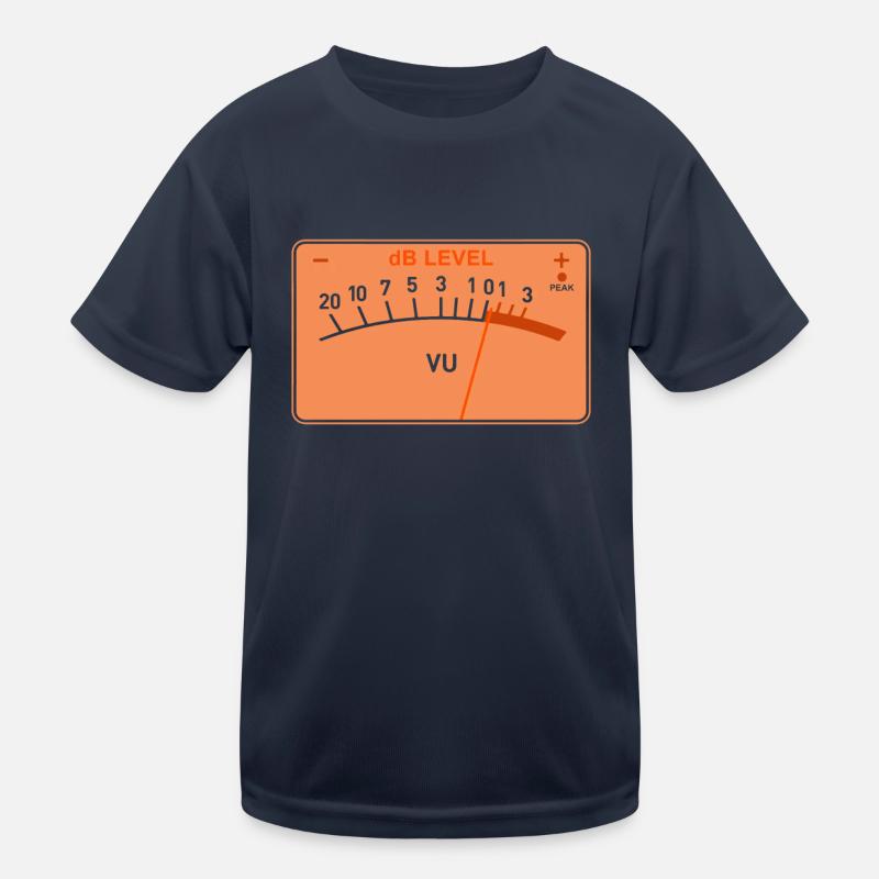 Volume Meter Kinder Funktions-T-Shirt