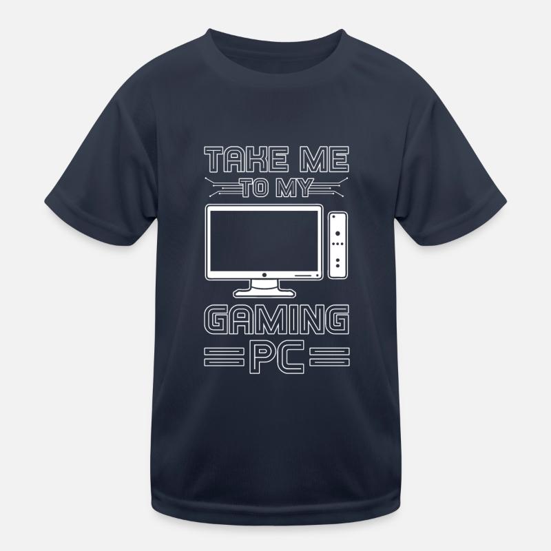 Gaming PC Kinder Funktions-T-Shirt