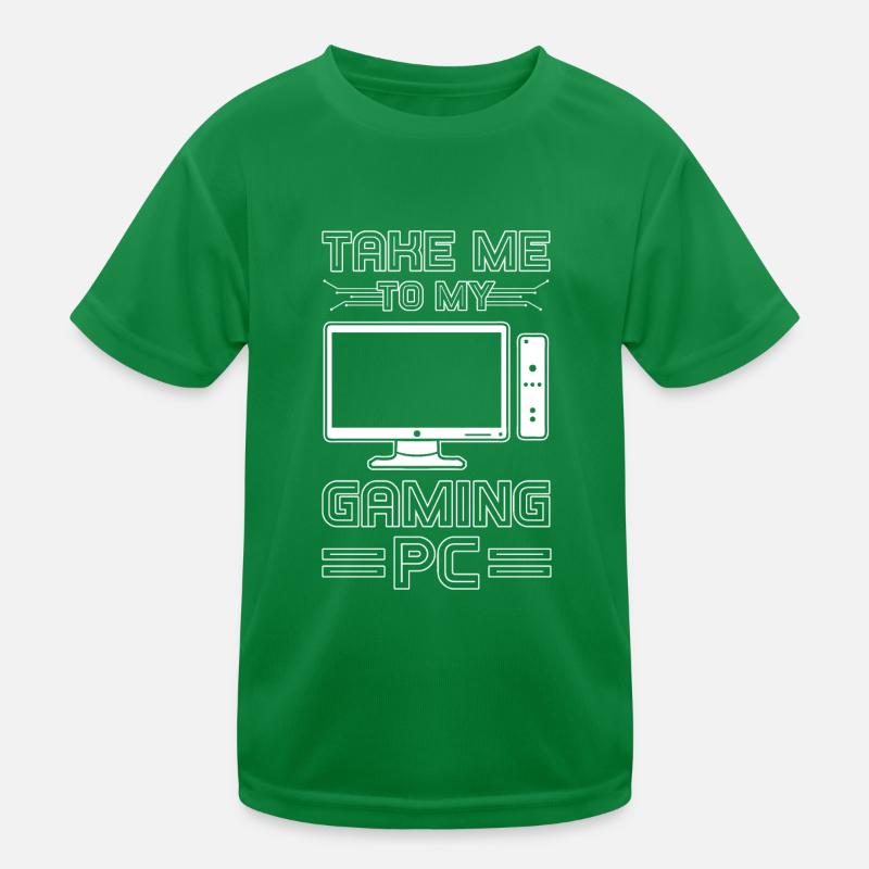 Gaming PC Kinder Funktions-T-Shirt