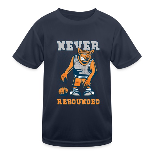 Lustiger Basketballspieler Spruch Rebound - Kinder Funktions-T-Shirt