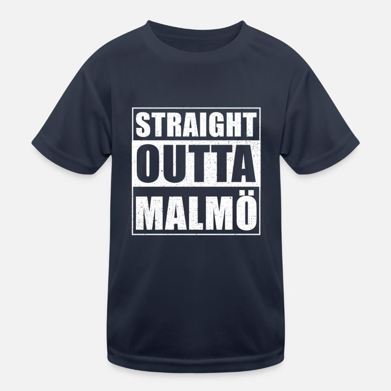 Straight outta Malmö T-shirt sport Enfant