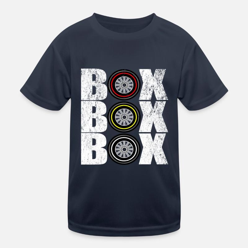 Box Box Box Kinder Funktions-T-Shirt