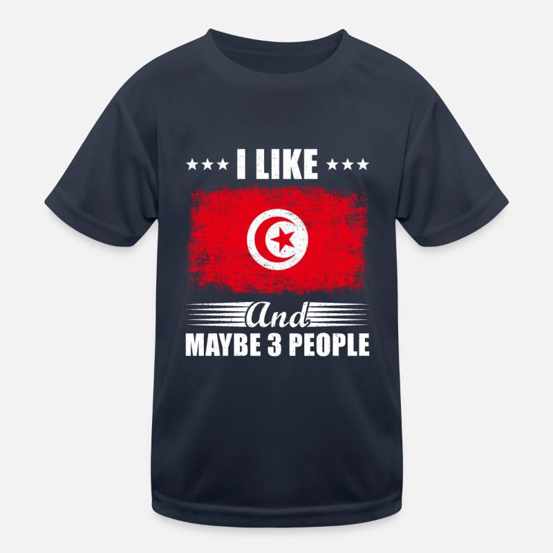 Tunesien Kinder Funktions-T-Shirt