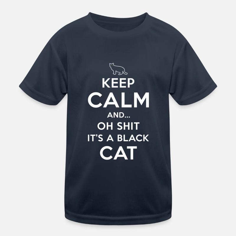 Superstition Black Cat Kids Functional T-Shirt