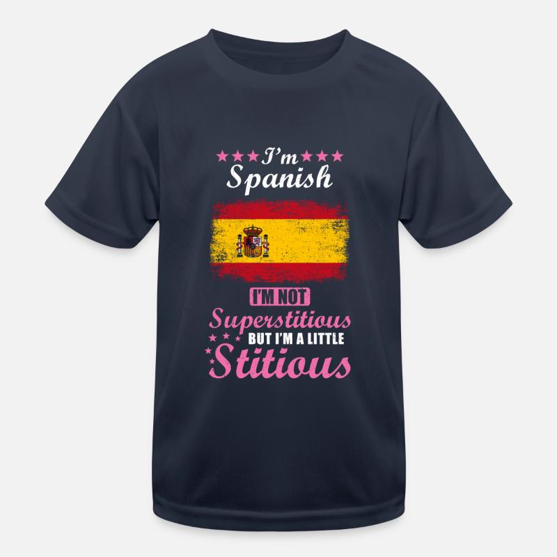 Spanierin Geschenk lustiger Spruch Spanien Kinder Funktions-T-Shirt
