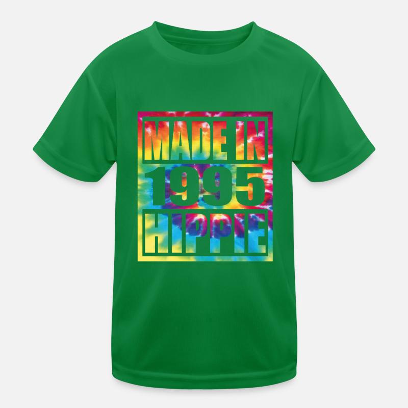 Hippie Birthday 1995 Kids Functional T-Shirt