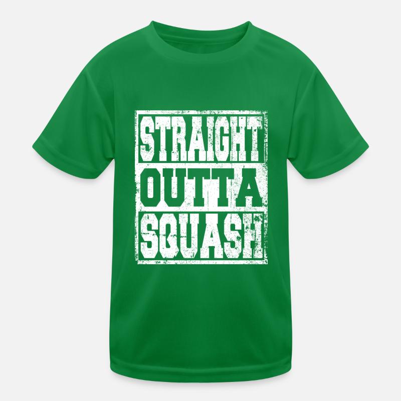 Squash saying funny Kids Functional T-Shirt