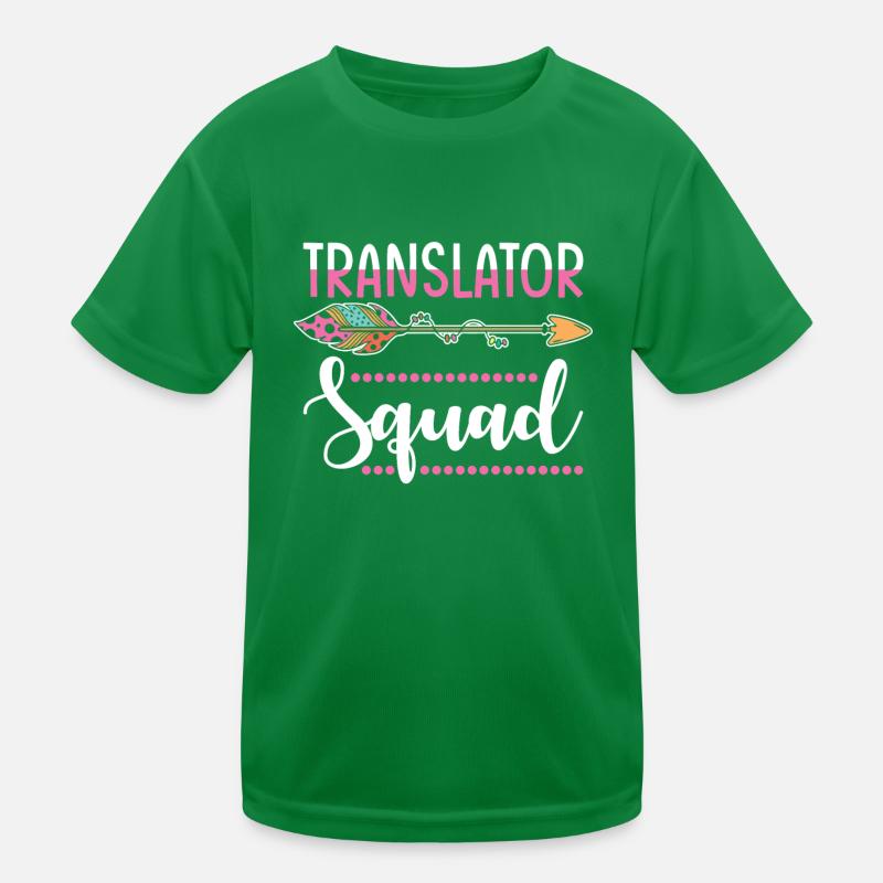 translator group Kids Functional T-Shirt