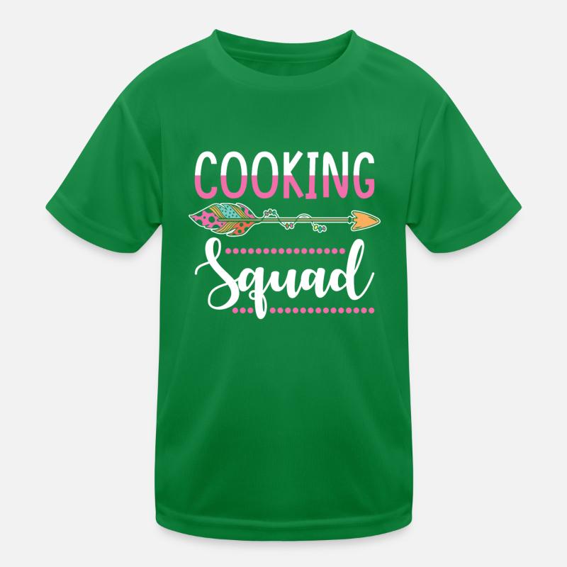 cooking group Kids Functional T-Shirt