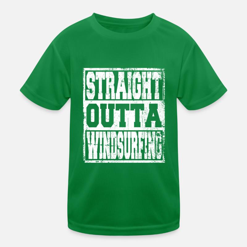 Windsurfing Spruch lustig Kinder Funktions-T-Shirt