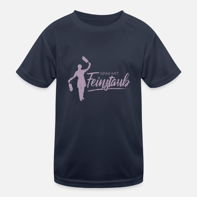 Spaß mit Feinstaub Kinder Funktions-T-Shirt