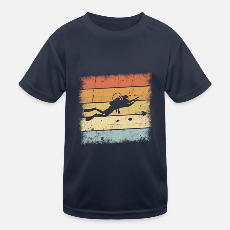 Plongée Rétro T-shirt sport Enfant