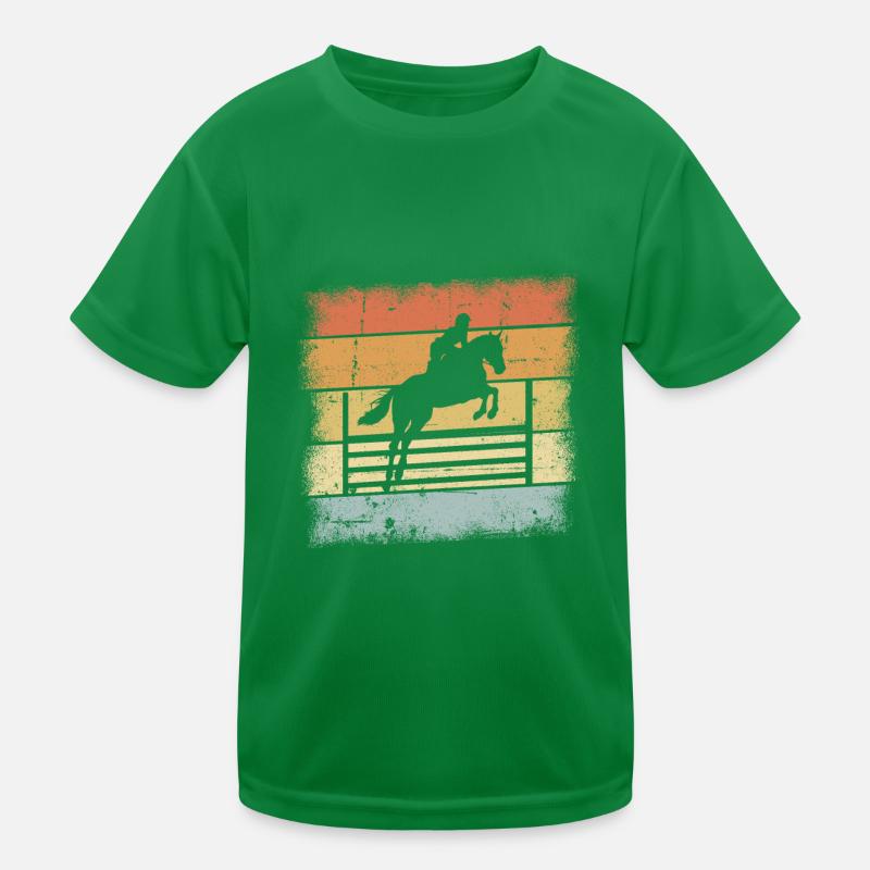 Jumping Design Kids Functional T-Shirt