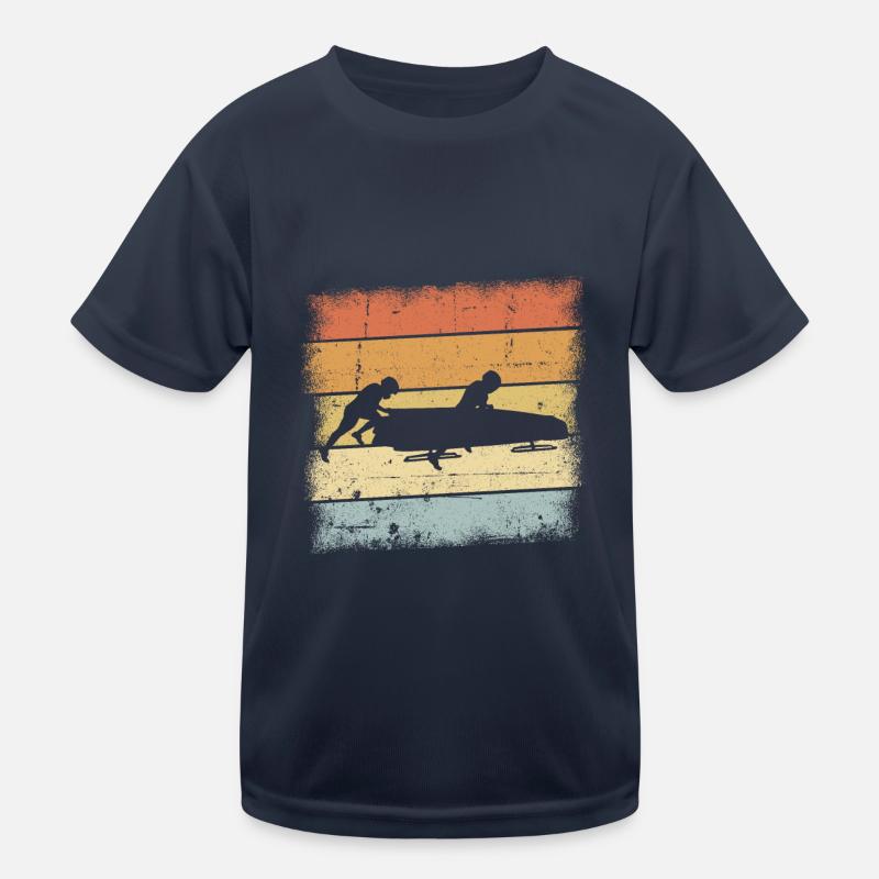 Bob Schlitten Sunset Kinder Funktions-T-Shirt