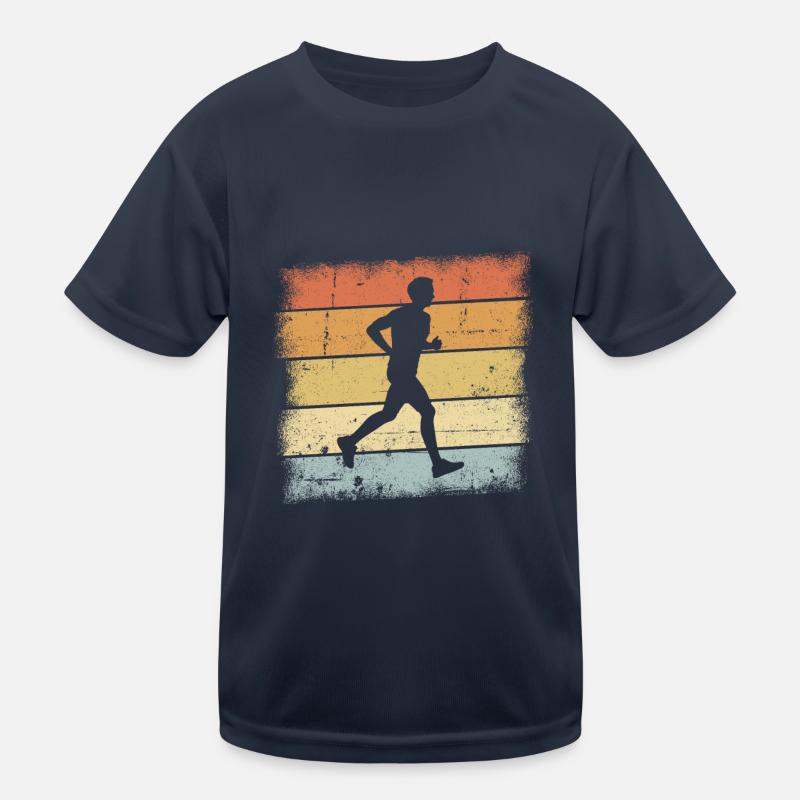 Coucher de soleil de jogging T-shirt sport Enfant
