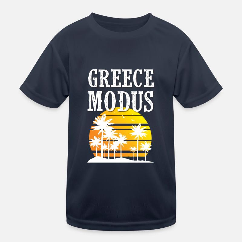 Greece Mode Kids Functional T-Shirt