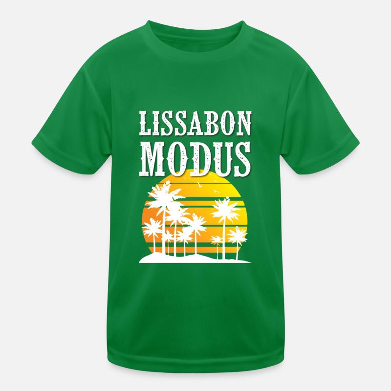 Lissabon Modus Kinder Funktions-T-Shirt