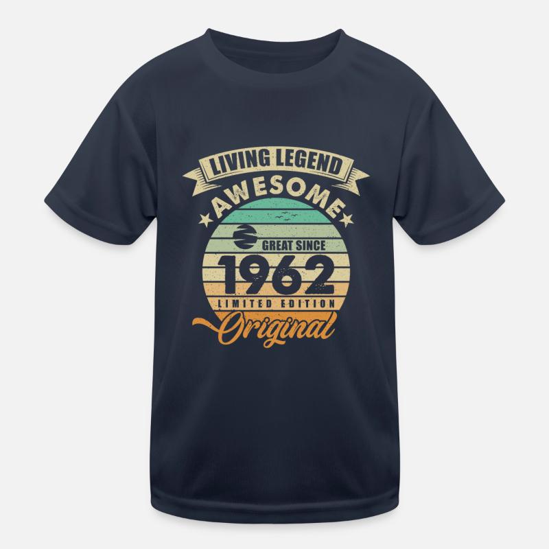 1962 Anniversaire Retro Orginal T-shirt sport Enfant