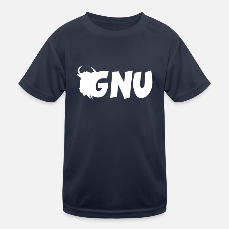 Gnu Antilope Afrika Tier Liebhaber Kinder Funktions-T-Shirt