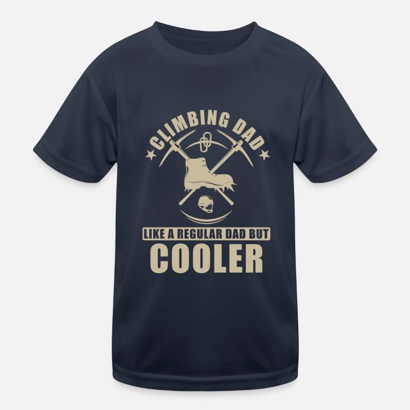 Papa Climber Kids Functional T-Shirt
