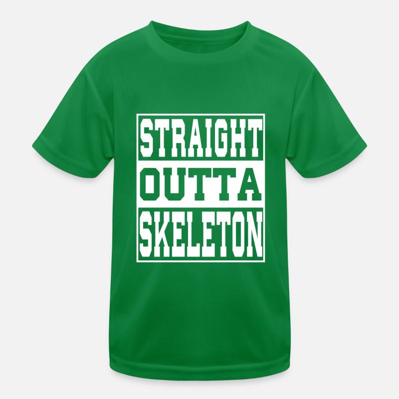 Skeleton saying funny Kids Functional T-Shirt