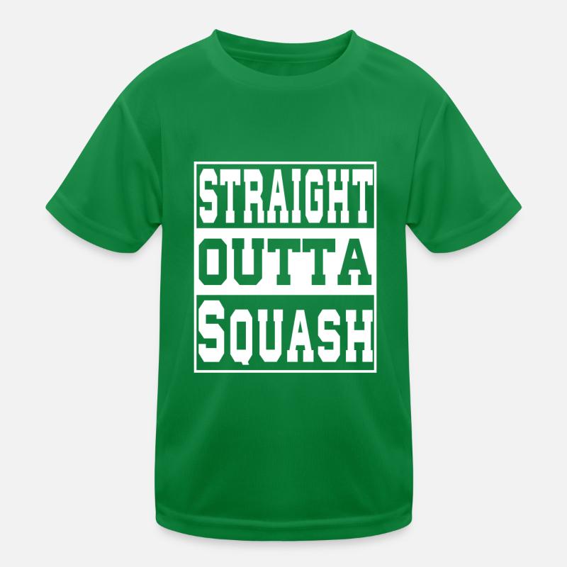 Squash saying funny Kids Functional T-Shirt