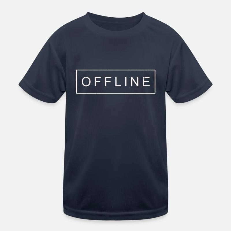 Offline Kein Signal Internet Kinder Funktions-T-Shirt