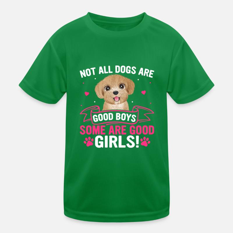 Pudel Einige Sind Gute Mädchen Lustige Kinder Funktions-T-Shirt