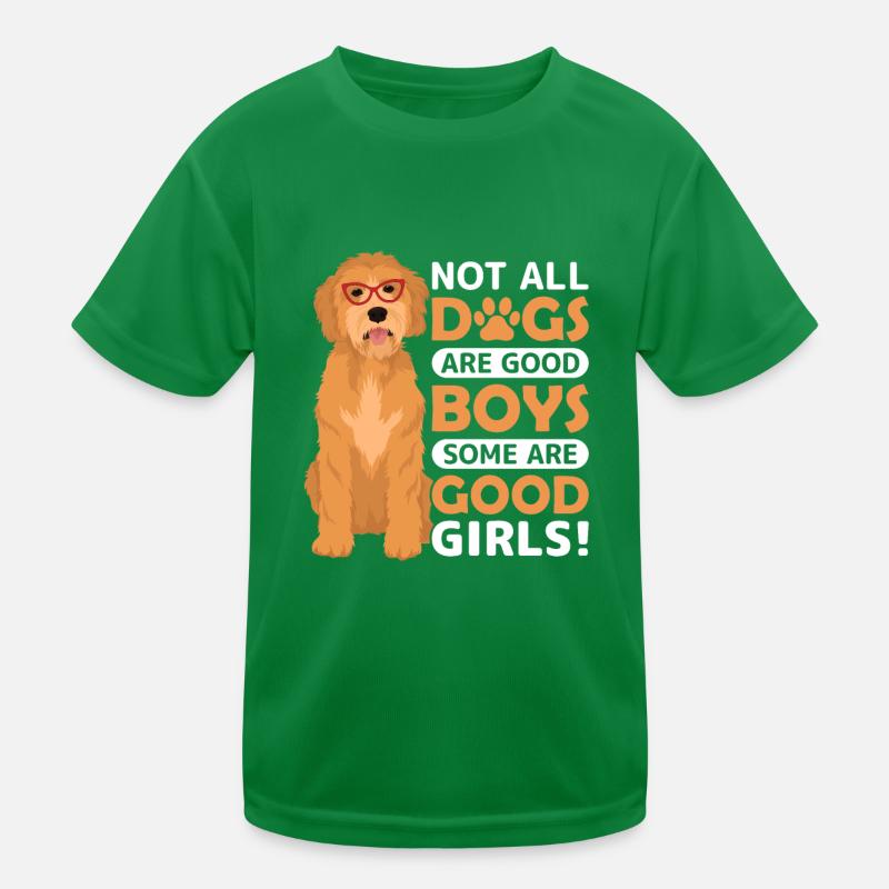 Goldendoodle Einige Sind Gute Mädchen Lustige Kinder Funktions-T-Shirt