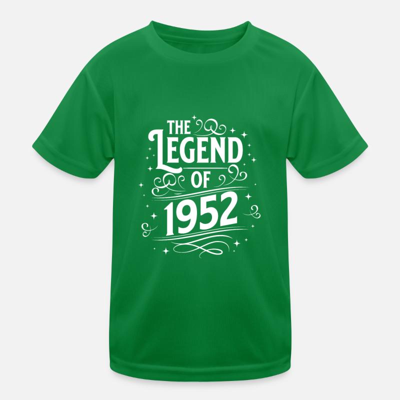 Die Legende von 1952 Geburtstag Kinder Funktions-T-Shirt