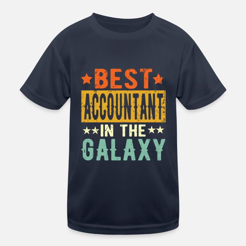 Meilleur comptable de tous les temps Cadeau comptable T-shirt sport Enfant