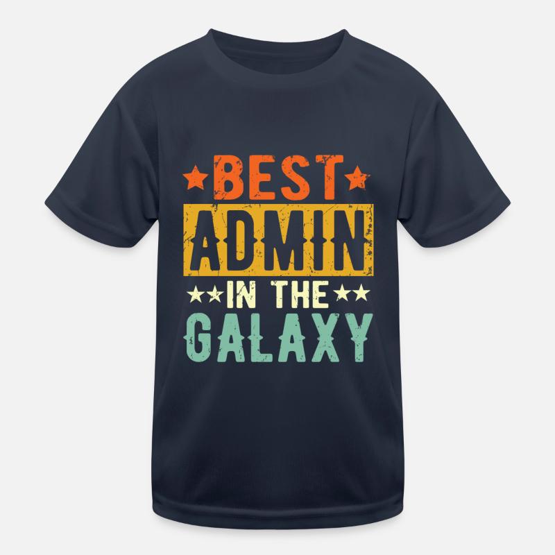 Best Admin ever Admin Geschenk Kinder Funktions-T-Shirt