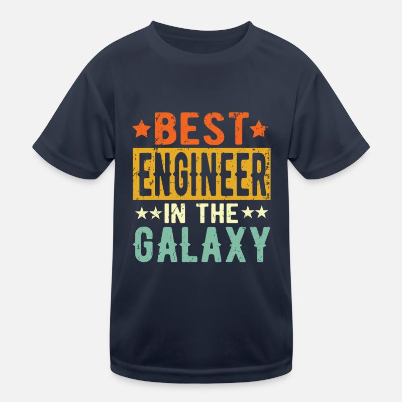 Best Engineer ever Engineer Gift Kids Functional T-Shirt