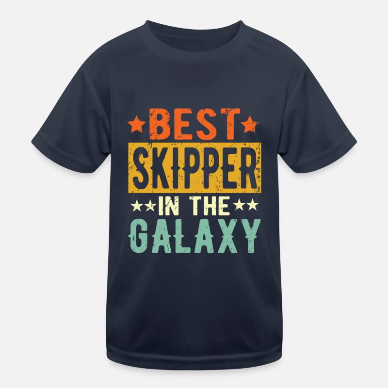 Best Skipper ever Skipper Geschenk Kinder Funktions-T-Shirt