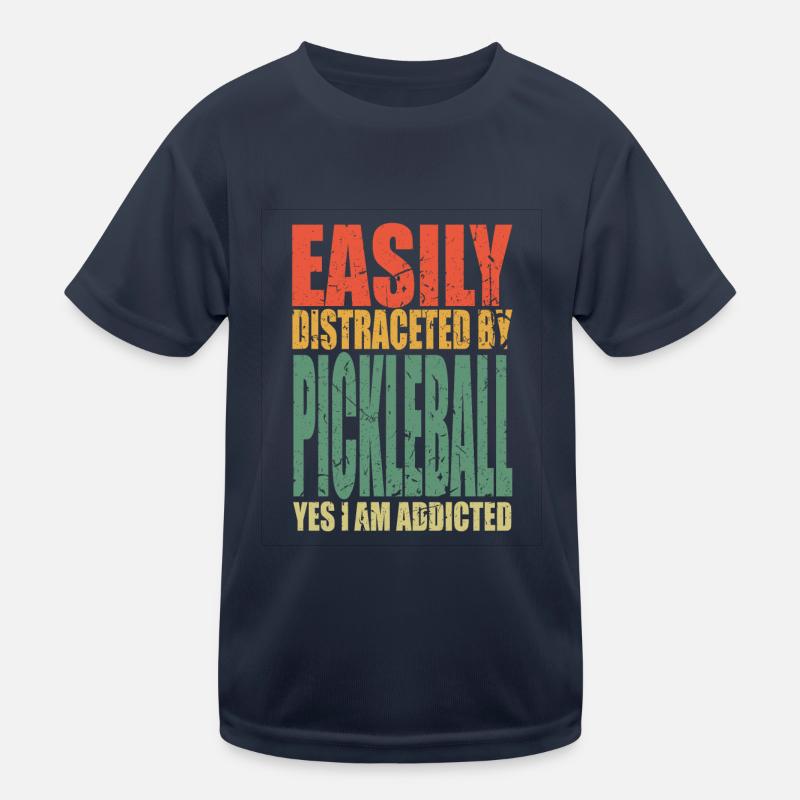 Pickleball saying funny Kids Functional T-Shirt