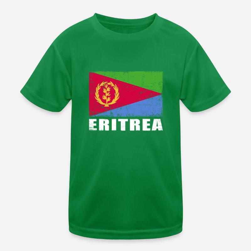 Drapeau de l’Érythrée Grunge Drapeau de l’Érythrée T-shirt sport Enfant