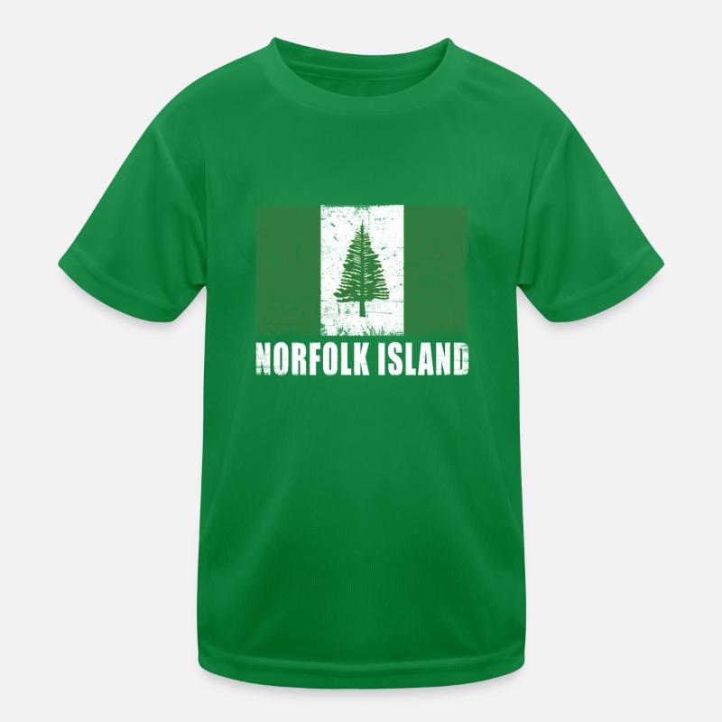 Drapeau de l’île Norfolk T-shirt sport Enfant